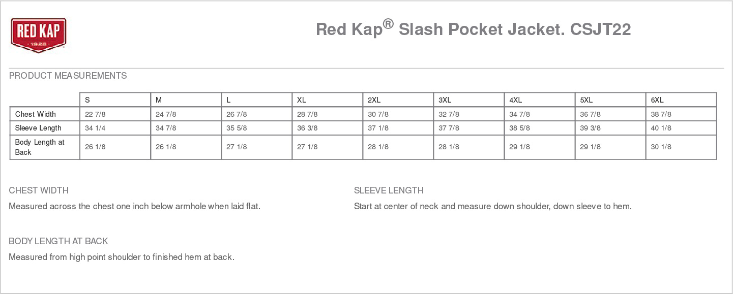 Sizing Chart