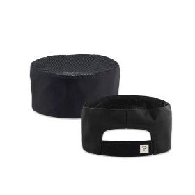 CULINARY - Black Mesh Top Skull Cap - BLANK