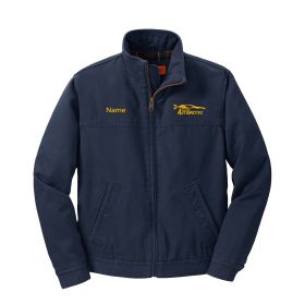 AUTO TECH - Duck Cloth Flannel-Lined Work Jacket.