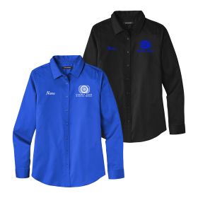 MEDIA - Ladies' Long Sleeve Twill Shirt