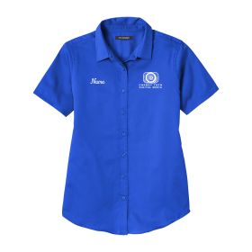 MEDIA - Ladies' Short Sleeve Twill Shirt