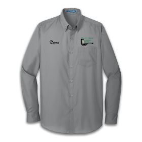 IT - Men's Long Sleeve Poplin Shirt