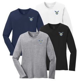 Ladies' Long Sleeve Cotton T-Shirt - HP/LC