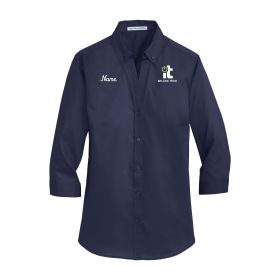 IT - Ladies' 3/4-Sleeve Twill Shirt