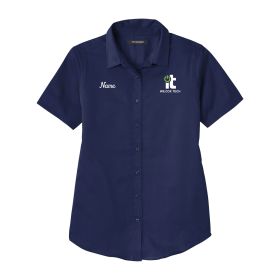 IT - Ladies' Short Sleeve Twill Shirt