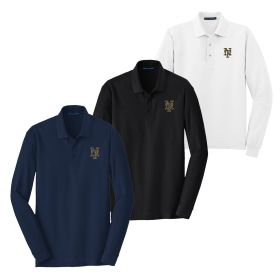 Adult Long Sleeve Polo Shirt.