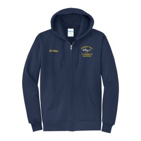 PLUMBING - Fleece Full-Zip Hooded Sweatshirt