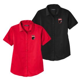 Ladies Short Sleeve Twill Shirt