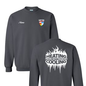 HVAC - Adult Crewneck Sweatshirt - EMB/LC/DF/FB