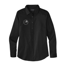 Ladies' Long Sleeve Twill Shirt - EMB/RC
