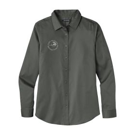 Ladies' Long Sleeve Twill Shirt - EMB/RC