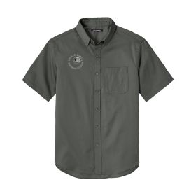 Men's Short Sleeve Twill Shirt - EMB/RC