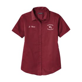 ARCHITECTURAL - Ladies' Short Sleeve Twill Shirt