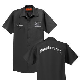 MANUFACTURING -  Short Sleeve Work Shirt. 