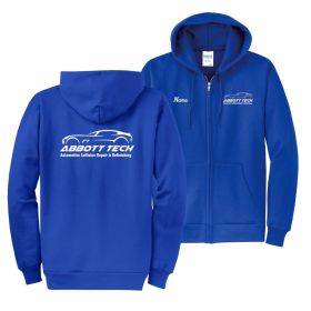 COLLISION - Full Zip Hooded Sweatshirt - EMB/LC/DF/FB