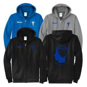 HEALTH TECH - Full-Zip Hooded Sweatshirt - HP/FB