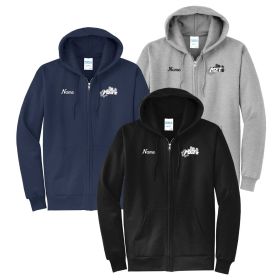 MDET - Full-Zip Hooded Sweatshirt