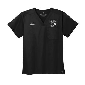 HBC Logo - Men's V-Neck Scrub Top