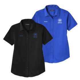 MEDIA - Ladies' Short Sleeve Twill Shirt