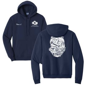 AUTOMOTIVE - Pullover Hooded Sweatshirt - EMB/LC/DF/FB