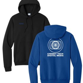 MEDIA - Pullover Hooded Sweatshirt - DF/RC/Logo Back