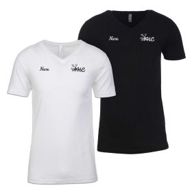 HC - Men's Cotton V-neck T-Shirt - DF/LC