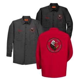 PLUMBING & HEATING - Long Sleeve Work Shirt - DF/LC/FB