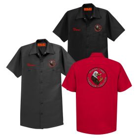 PLUMBING & HEATING - Short Sleeve Work Shirt - DF/LC/FB