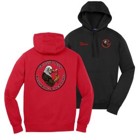 PLUMBING & HEATING - Pullover Hooded Sweatshirt - EMB/LC/DF/FB
