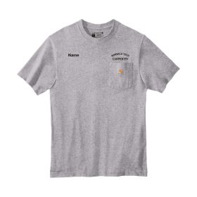 CARPENTRY TEXT - Carhartt&reg; Pocket Short Sleeve T-Shirt - DF/LC/RC