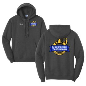 ELECTRONICS - Pullover Hooded Sweatshirt -EMB/LC/DF/FB
