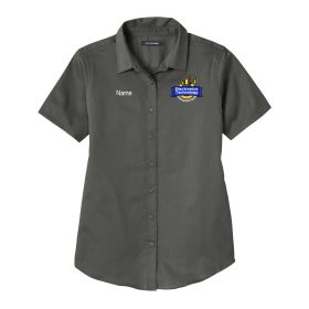 ELECTRONICS - Ladies' Short Sleeve Twill Shirt