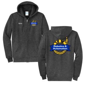ROBOTICS - Full-Zip Hooded Sweatshirt - EMB/LC/DF/FB