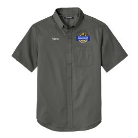 ELECTRONICS - Men's Short Sleeve Twill Shirt