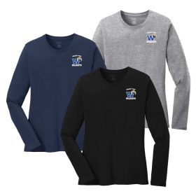 Academic - Ladies' Long Sleeve Cotton T-Shirt - DF/LC