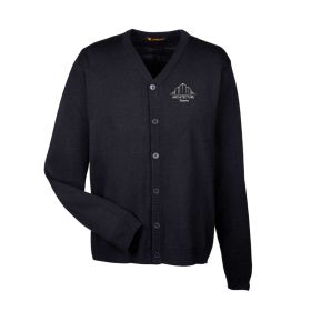 ARCHITECTURE - Men's V-Neck Button Cardigan Sweater