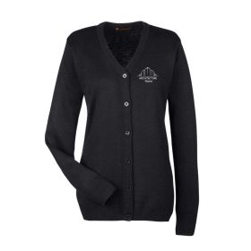 ARCHITECTURE - Ladies' V-Neck Button Cardigan Sweater