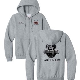 CARPENTRY - Full-Zip Hooded Sweatshirt - EMB/LC/RC/DF/FB