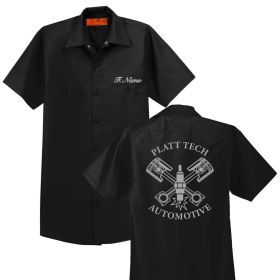 AUTO - Adult Short Sleeve Work Shirt - DF/FB