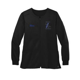 H&C - Ladies' Full-Zip Scrub Jacket