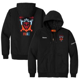 HVAC - Duck Cloth Hooded Work Jacket 