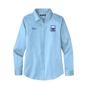 IT - Ladies' Long Sleeve Twill Shirt. 