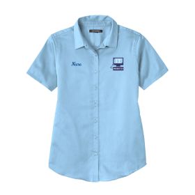IT - Ladies' Short Sleeve Twill Shirt. 