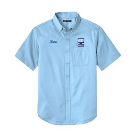 IT - Men's Short Sleeve Twill Shirt. 