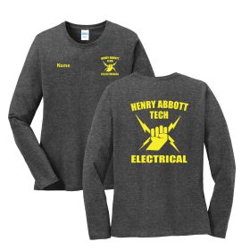 ELECTRICAL- Ladies' Long Sleeve T-Shirt -HP/LC/FB