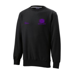 MEDIA - Heavyweight Crewneck Sweatshirt -Purple Logo