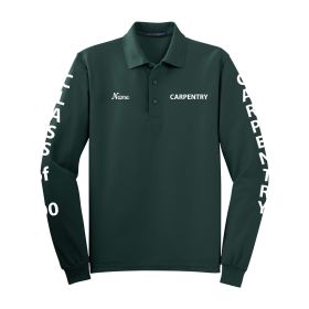 CARPENTRY - Long Sleeve Polo - DF/LS/RS