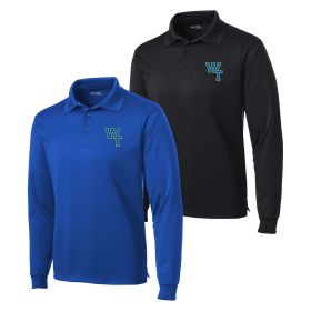 Adult Long Sleeve Wicking Polo