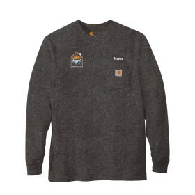 HVAC - Carhartt &reg; Pocket Long Sleeve T-Shirt. - EMB/RC