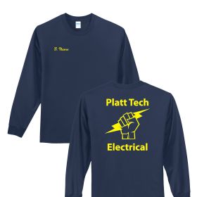 ELECTRICAL - Adult Long Sleeve T-Shirt - GP/FB